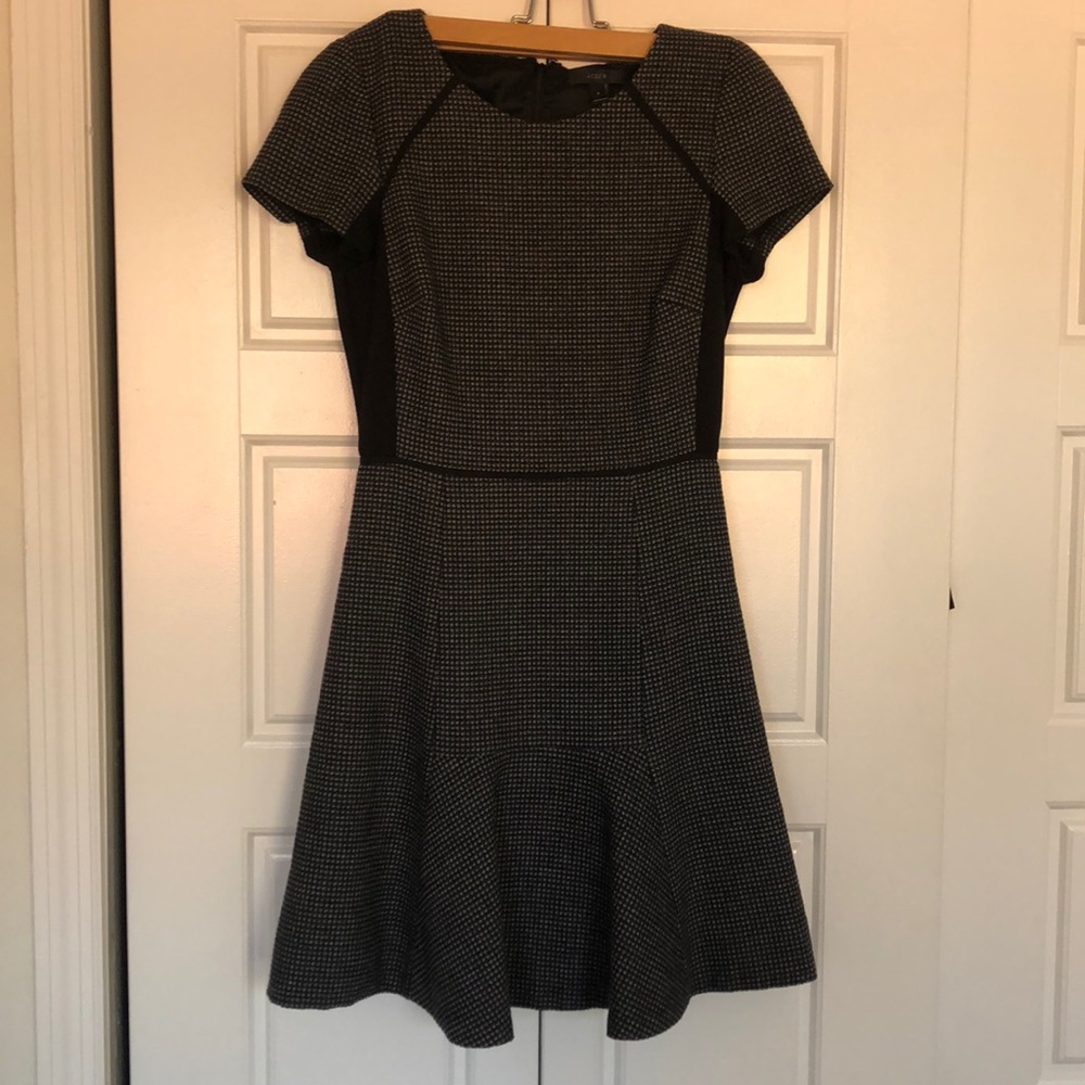 J.Crew Wool Black Dress size 0